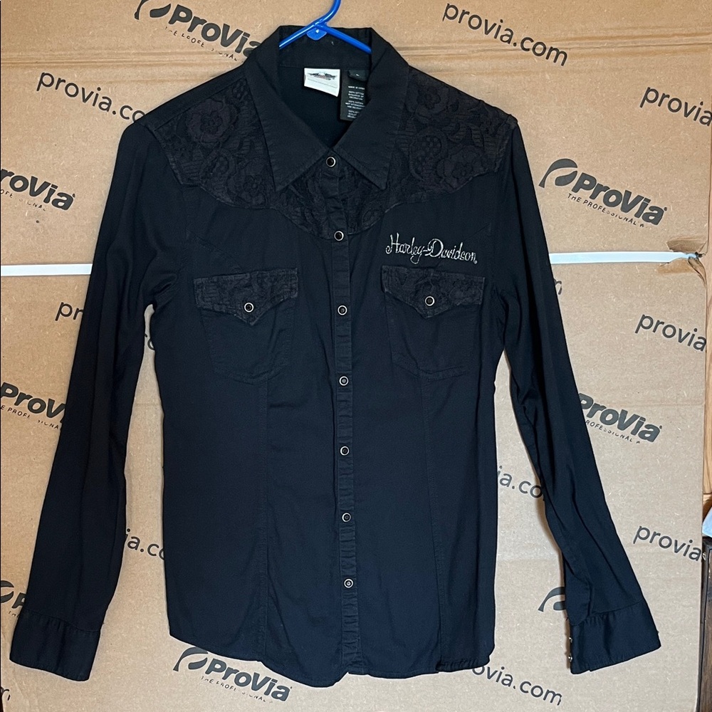 Harley-Davidson Black Long Sleeve Shirt
